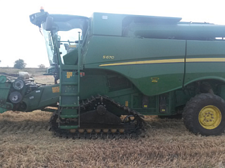 Полугусеничный ход к комбайнам «John Deere»